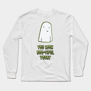 Boo-tiful Ghost Long Sleeve T-Shirt